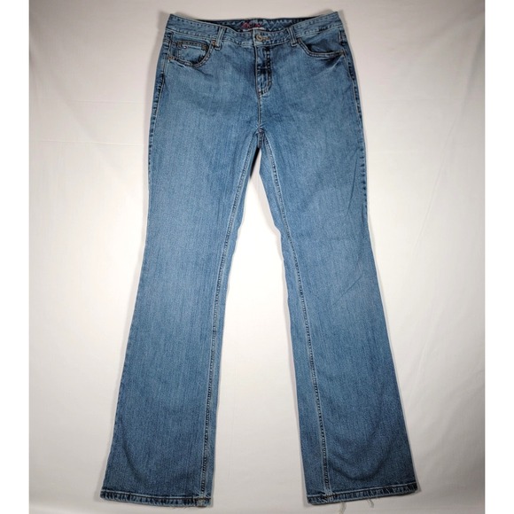 Tommy Hilfiger Jeans Womens 12 Long Blue Hope Bootcut Stretch Light Wash Denim - Picture 1 of 16